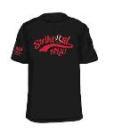 Strike Out ALS Short Sleeved T-shirts - Blk/Red